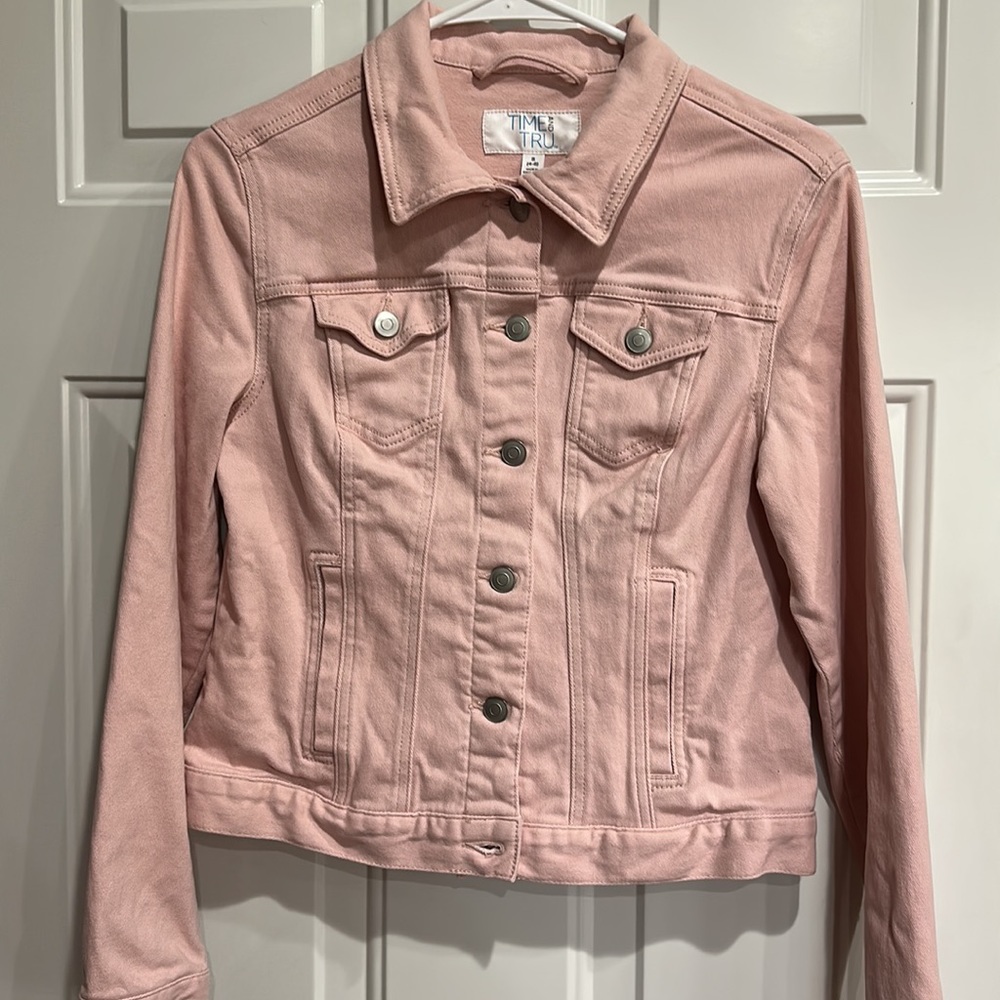 Time and Tru Jean Jacket Pink Size 4-6